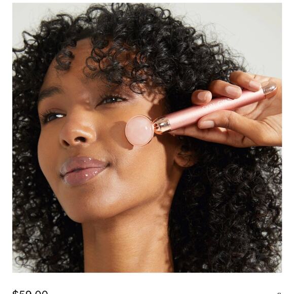 NEW in box Skin Gym Rose Quartz Revati Vibrating Beauty Tool, MSRP $59 - Picture 2 of 9